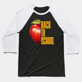 Back to School Apple Baseball T-Shirt